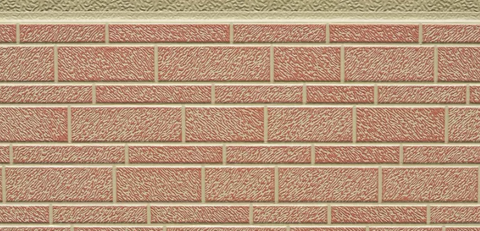 small brick pattern sandwich panel